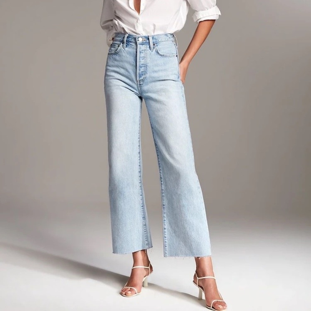 Aritzia Denim Forum Farrah Wide Leg Jeans in Tequila  A Go-Go Size 29